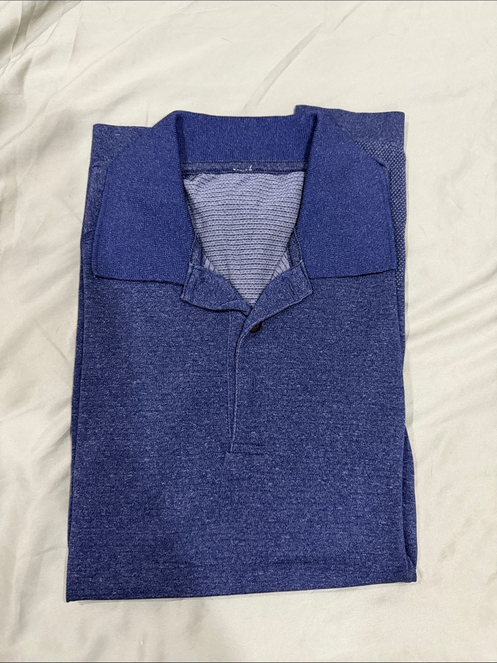 Lululemon men’s metal vent tech polo shirt small blue